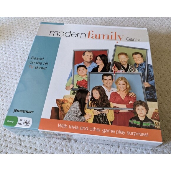NIB SEALED Modern Family TV Show Trivia Charades Board Game by Pressman Vergara - Picture 1 of 3